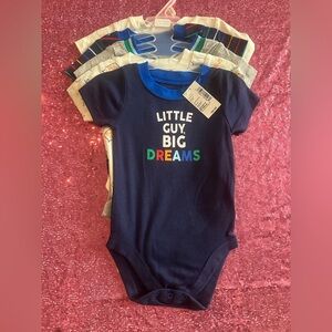Navy 'Little Guy, Big Dreams' One-Piece